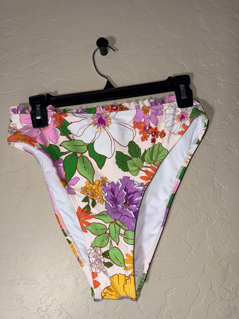 Cupshe NWT floral underwire high rise bikini size large - Picture 6 of 9